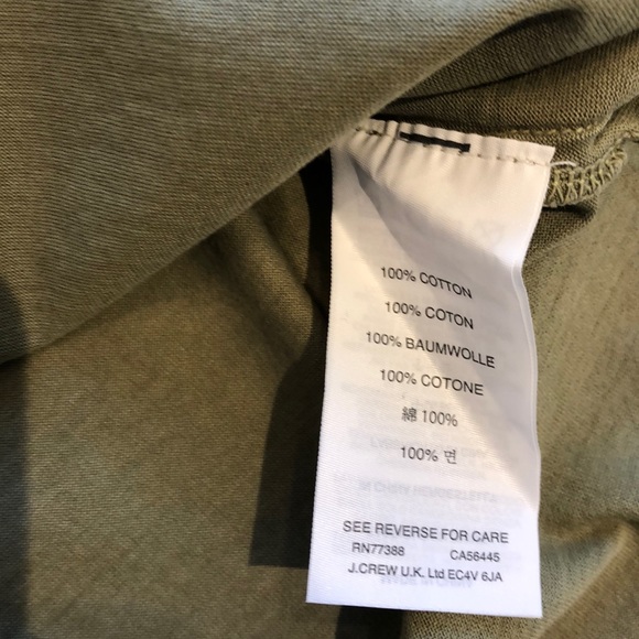 NWOT J. Crew cotton rolled S/S tee. M - Picture 6 of 6
